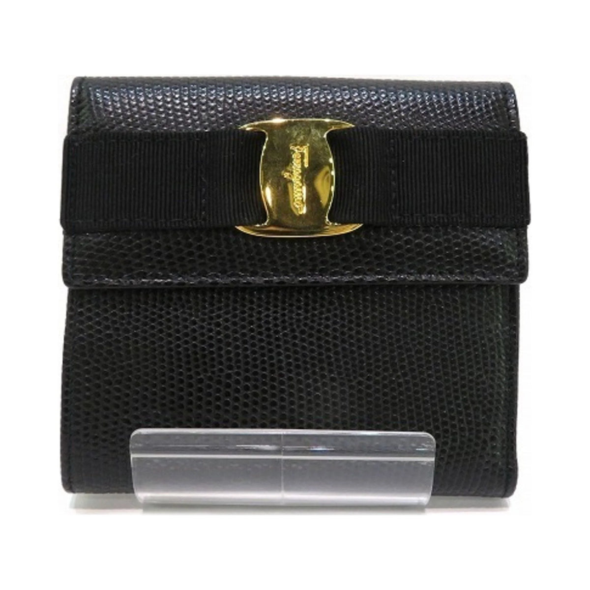 Pre-Owned Black Bifold Wallet V108223