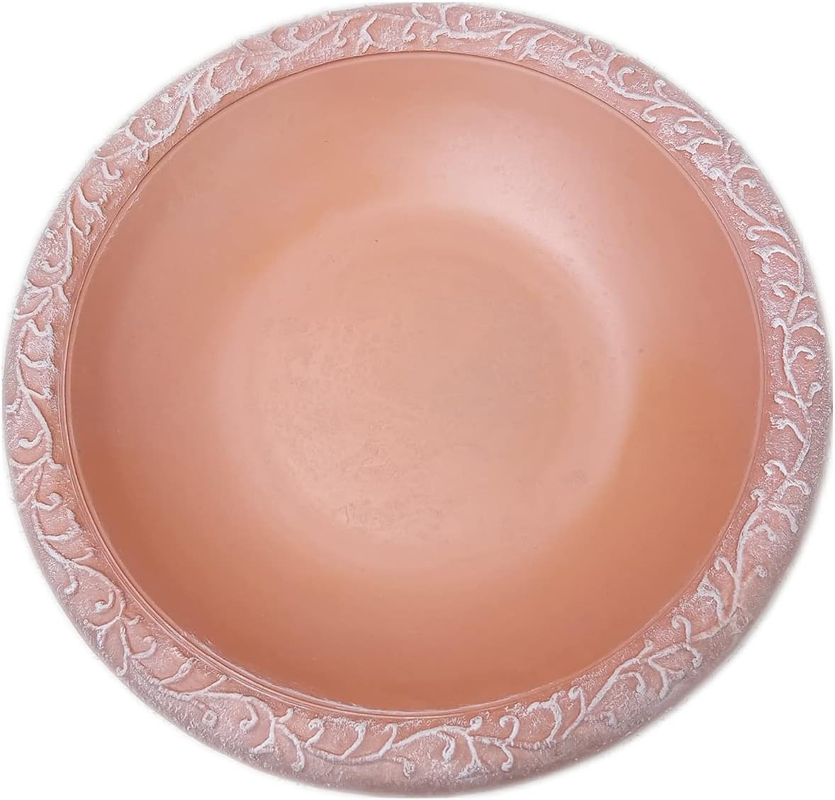 Semi-Gloss Fiber Clay Bird Bowl with Matte Rim I7934
