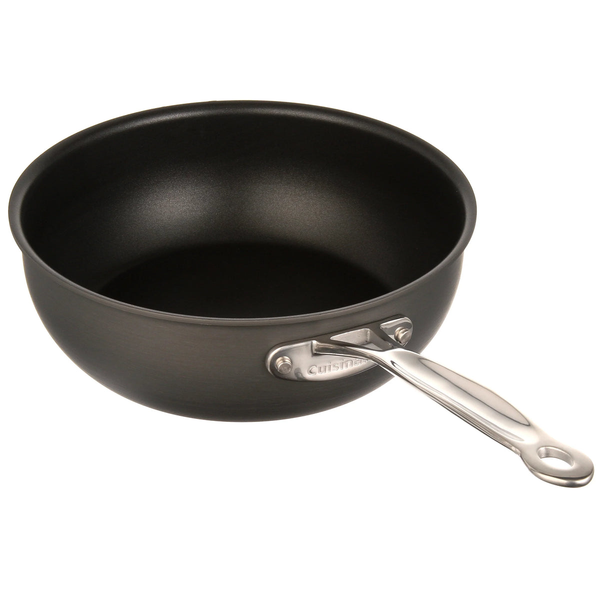 Non-Stick Hard Anodized 3 Qt. Chef'S Pan with Cover C828