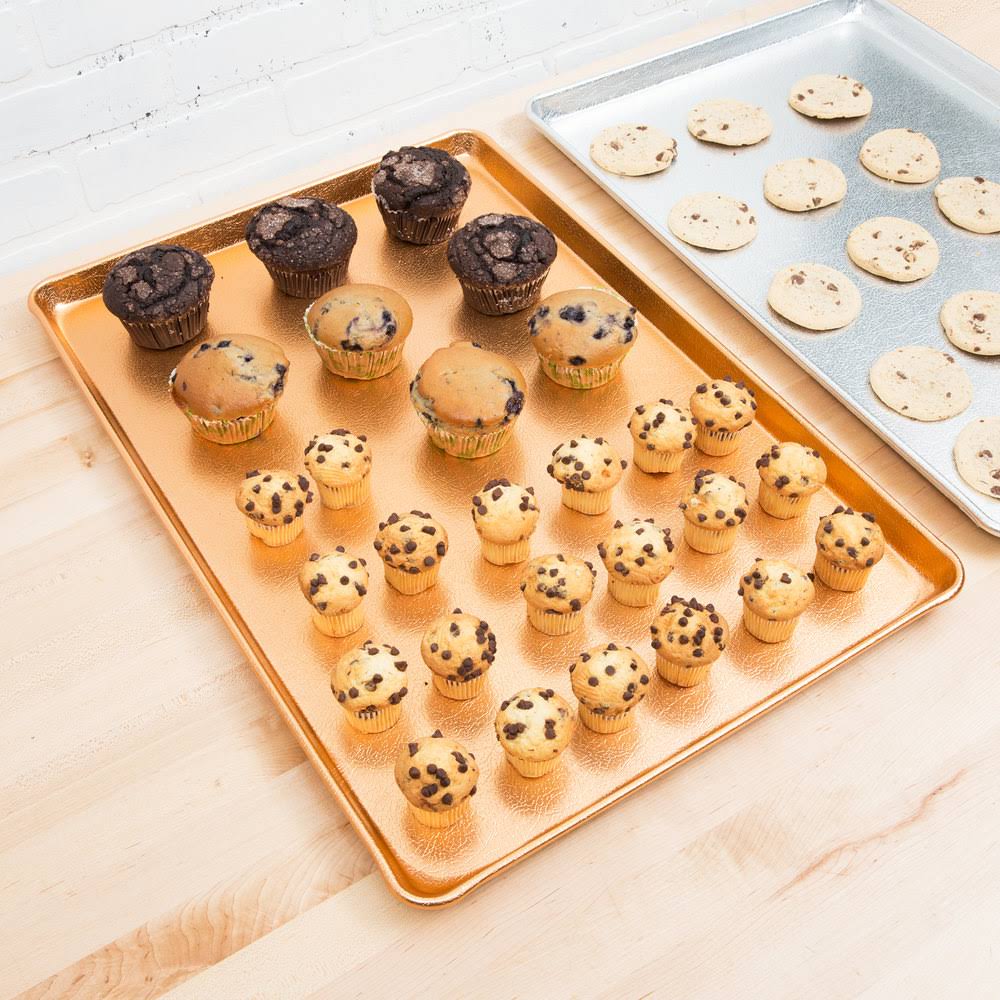 Textured Gold Bakery Display Tray G5863