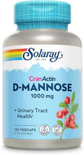 D-Mannose 1000mg Cranberry Supplement with Vitamin C, 120 VegCaps A5927