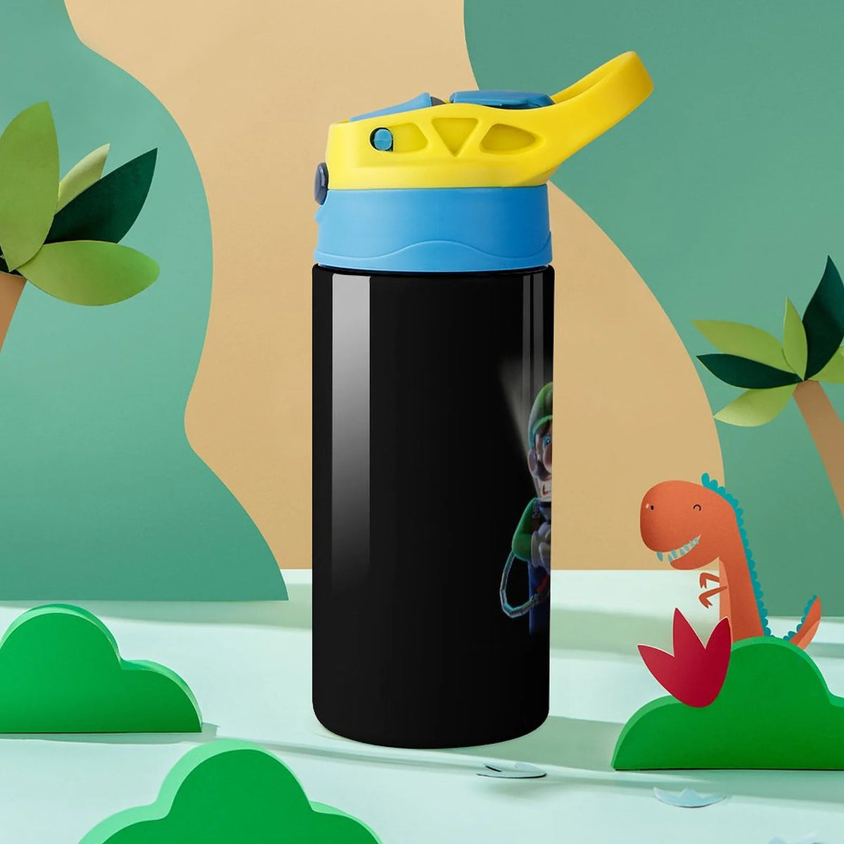 Insulated Stainless Steel Water Bottle With Straw Leak-Proof D7606