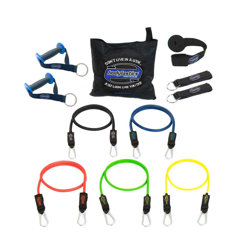Resistance Band Set with Handles Ankle Straps Q39037