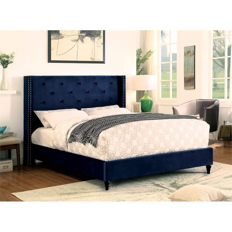 Tufted Wingback California King Bed X87684