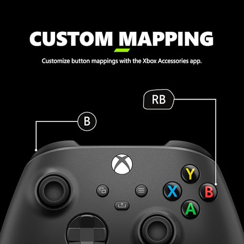 Carbon Black Wireless Gaming Controller with USB-C Cable O196