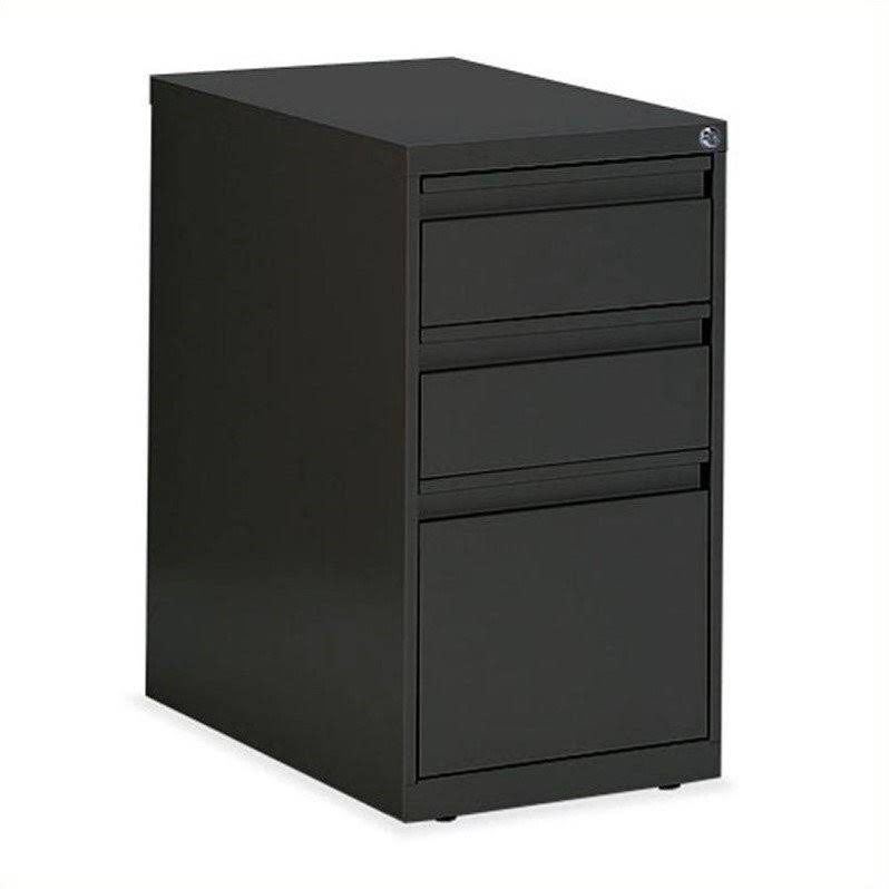 Light Grey 3 Drawer Vertical Metal File Cabinet H555