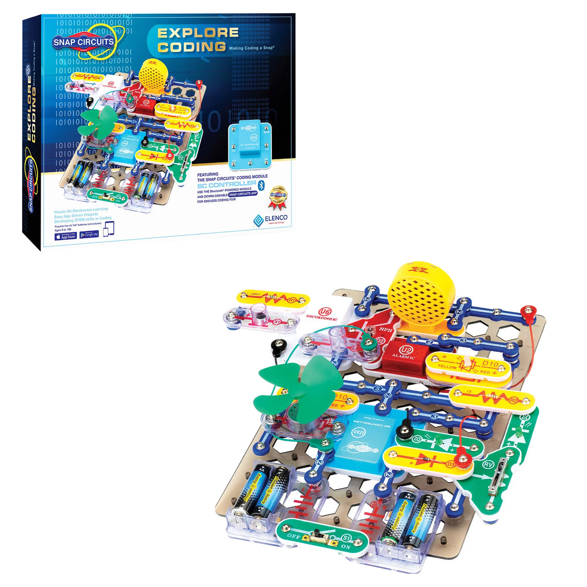 Snap Circuits Explore Coding STEM Building Toy E1328