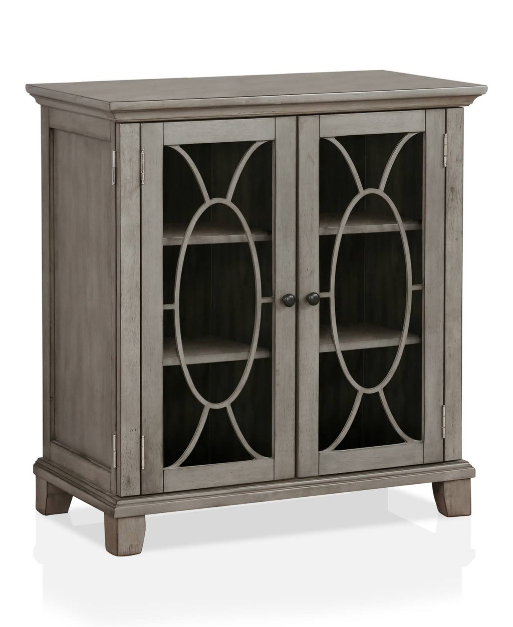 Brown 3-Shelf Hallway Cabinet F866