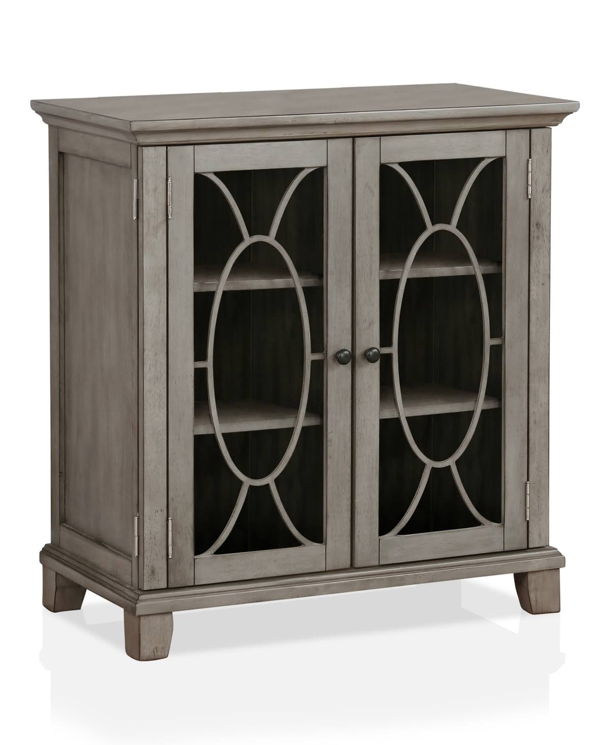 Brown 3-Shelf Hallway Cabinet F866