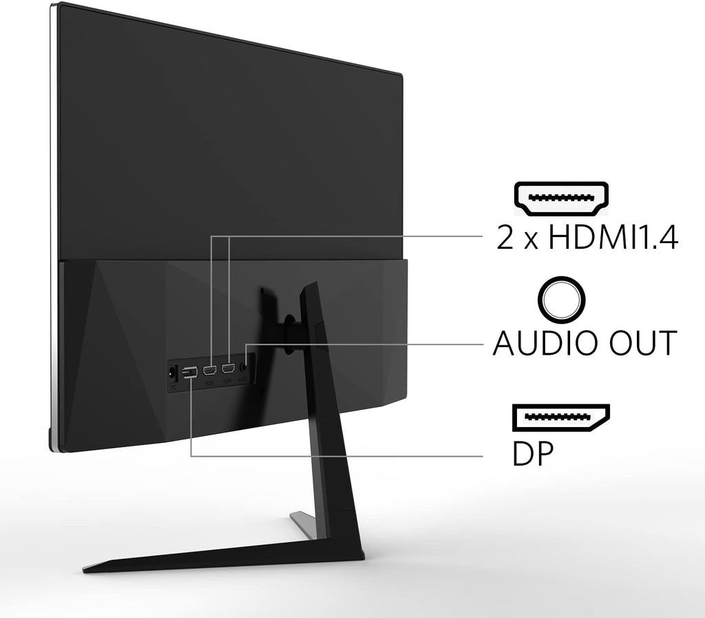 22” 144Hz 1920 x 1080p Full HD Flat Computer Monitor with HDMI Display Ports, Adjustable Tilt, Black Z818