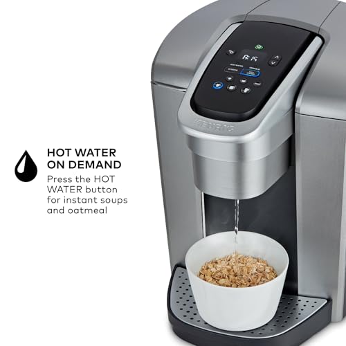 Brushed Silver Single Serve K-Cup Pod Coffee Maker S963818