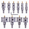 10 Pcs Tungsten Carbide Tipped Hole Saw Kit U675765