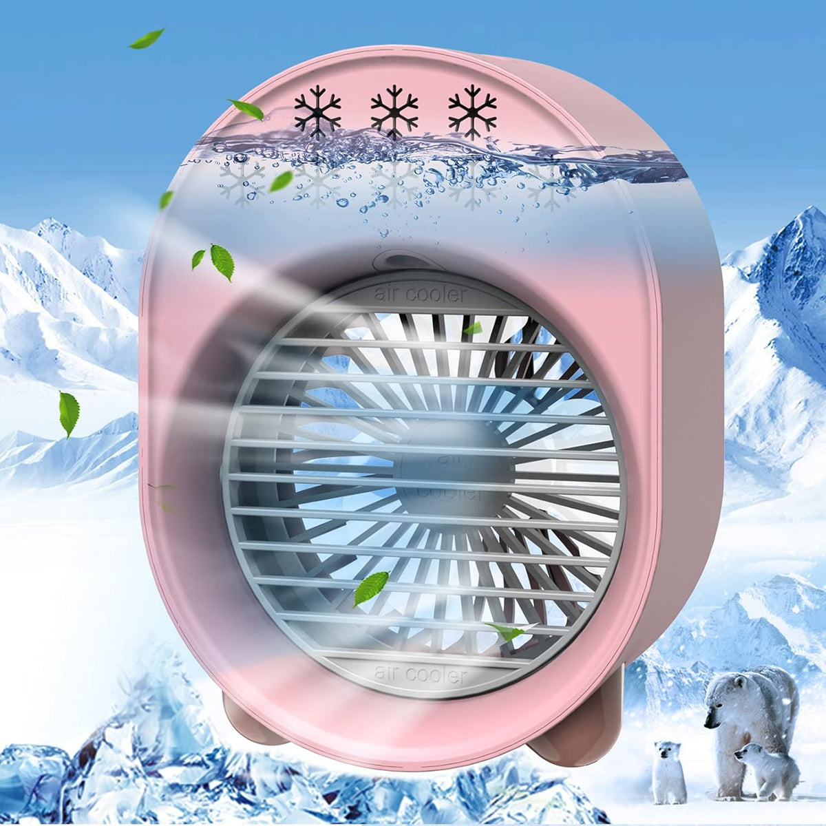 Portable Evaporative Air Cooler 3 in 1 USB Cooling Fan with Humidifier Q710