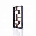 Geometric Bookcase Black/Walnut L74684