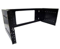 Swing-Out Wall Mount Network Rack, Adjustable Depth 4U T24507