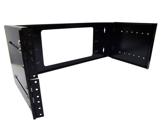 Swing-Out Wall Mount Network Rack, Adjustable Depth 4U T24507