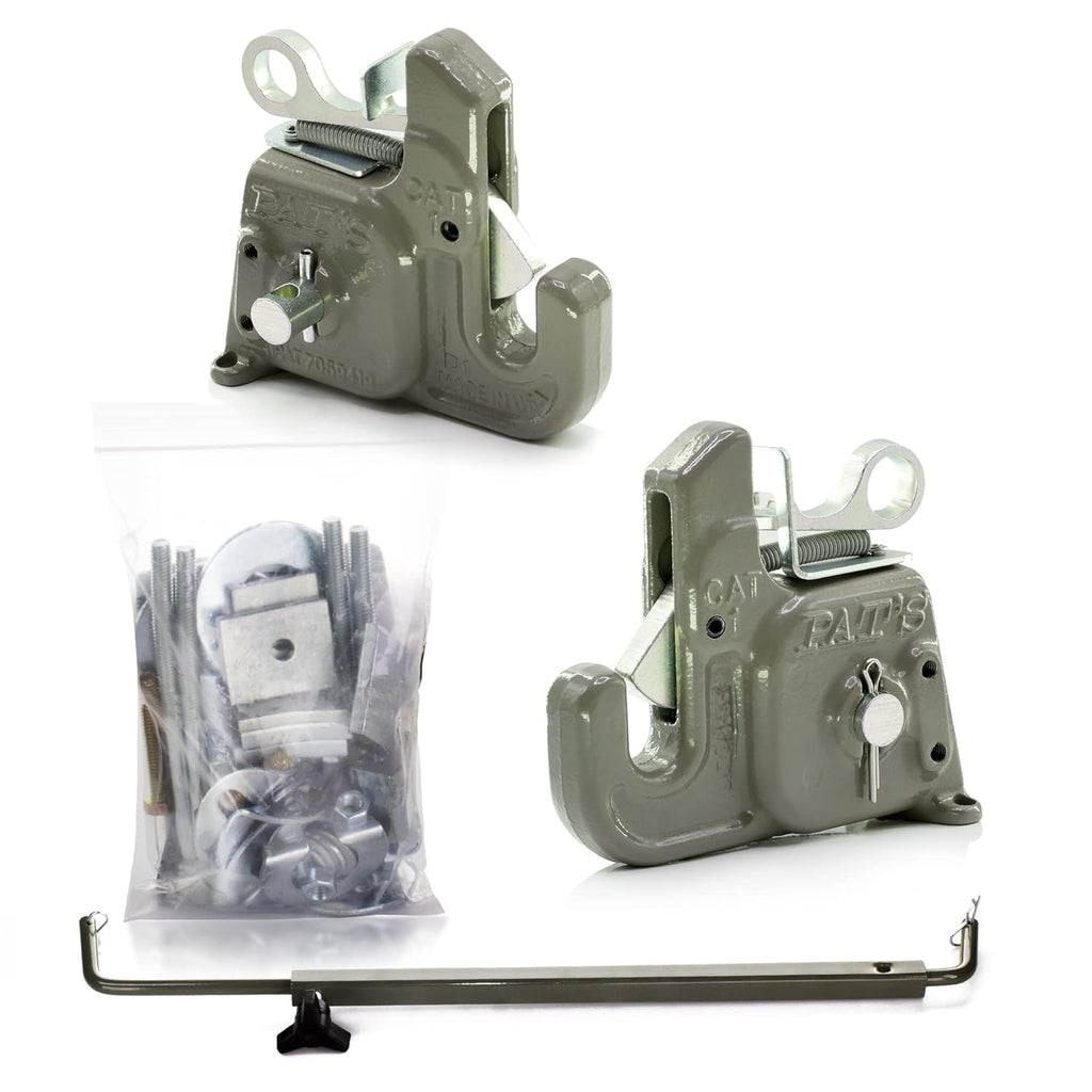 Quick Hitch System with Stabilizer Bar and 4 Pair of Lynch Pin Washers R696