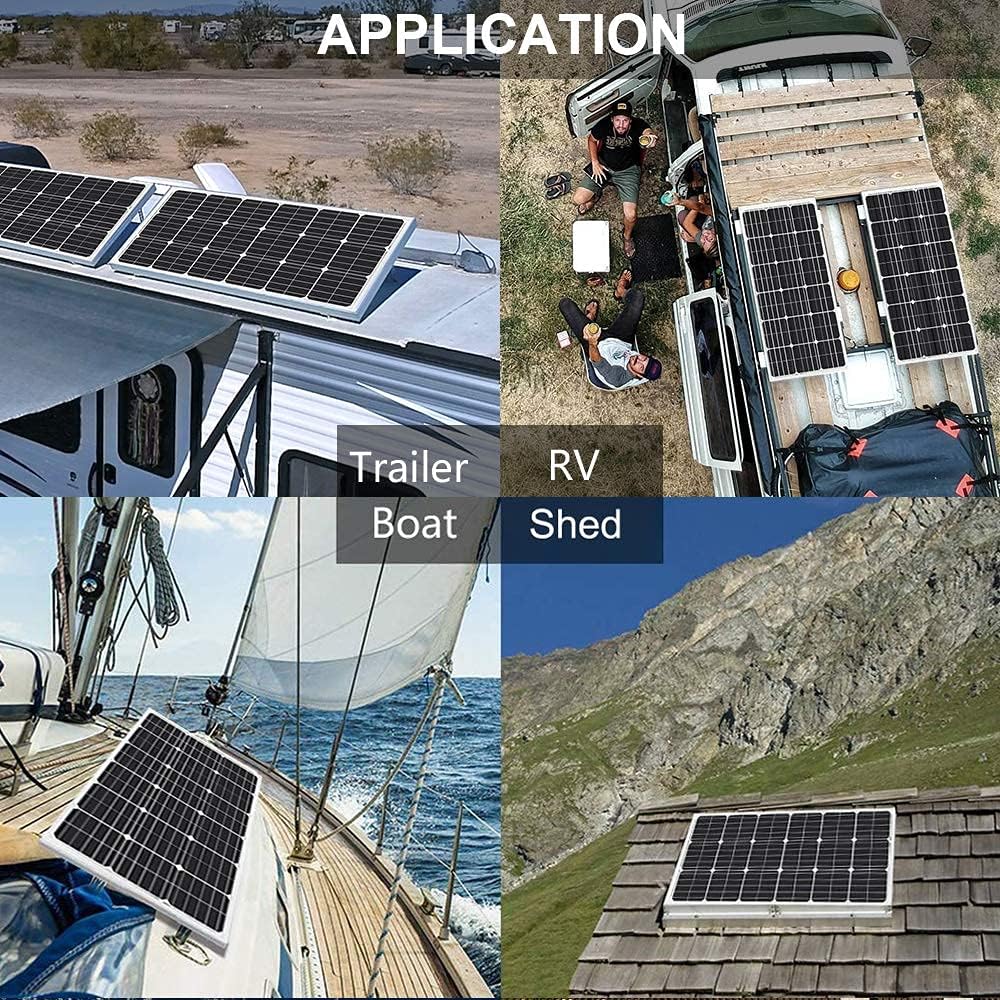 200 Watts Solar Panel Kit 12 Volt/24 Volt E78642