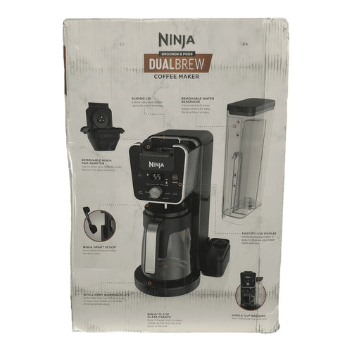 12-Cup Drip Coffee Maker Single-Serve Black E10441
