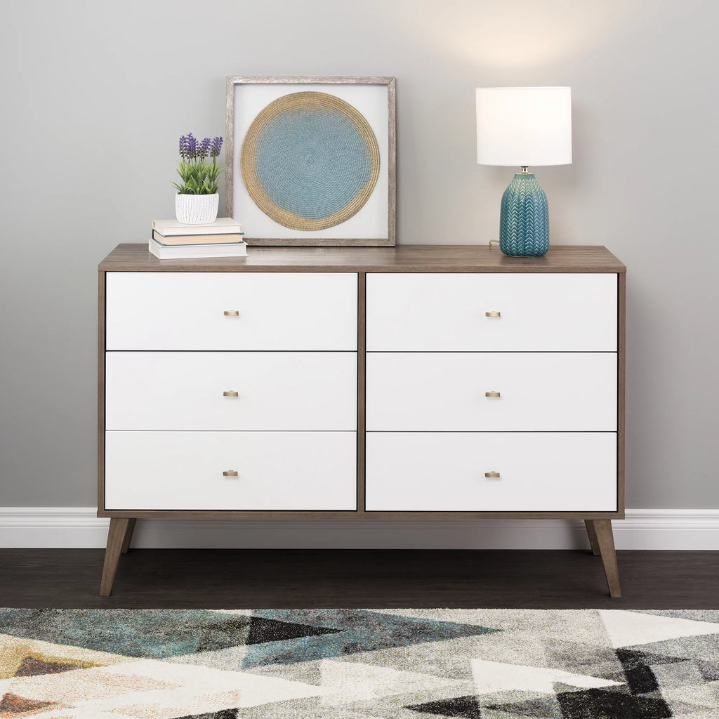 6 Drawer Wooden Dresser B2781