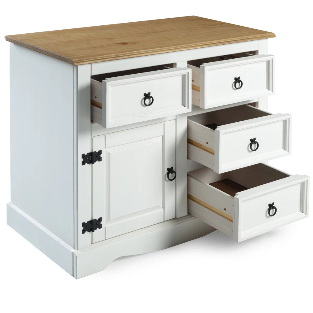 Wood Buffet Sideboard 1 Door 4 Drawers R920852