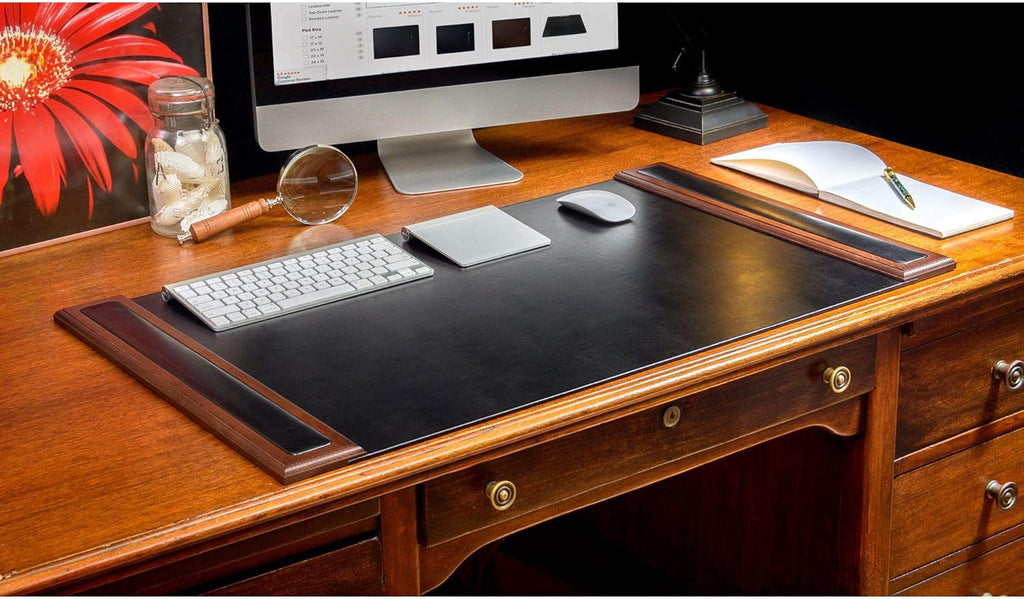 Wood & Leather Desk Pad Y8631