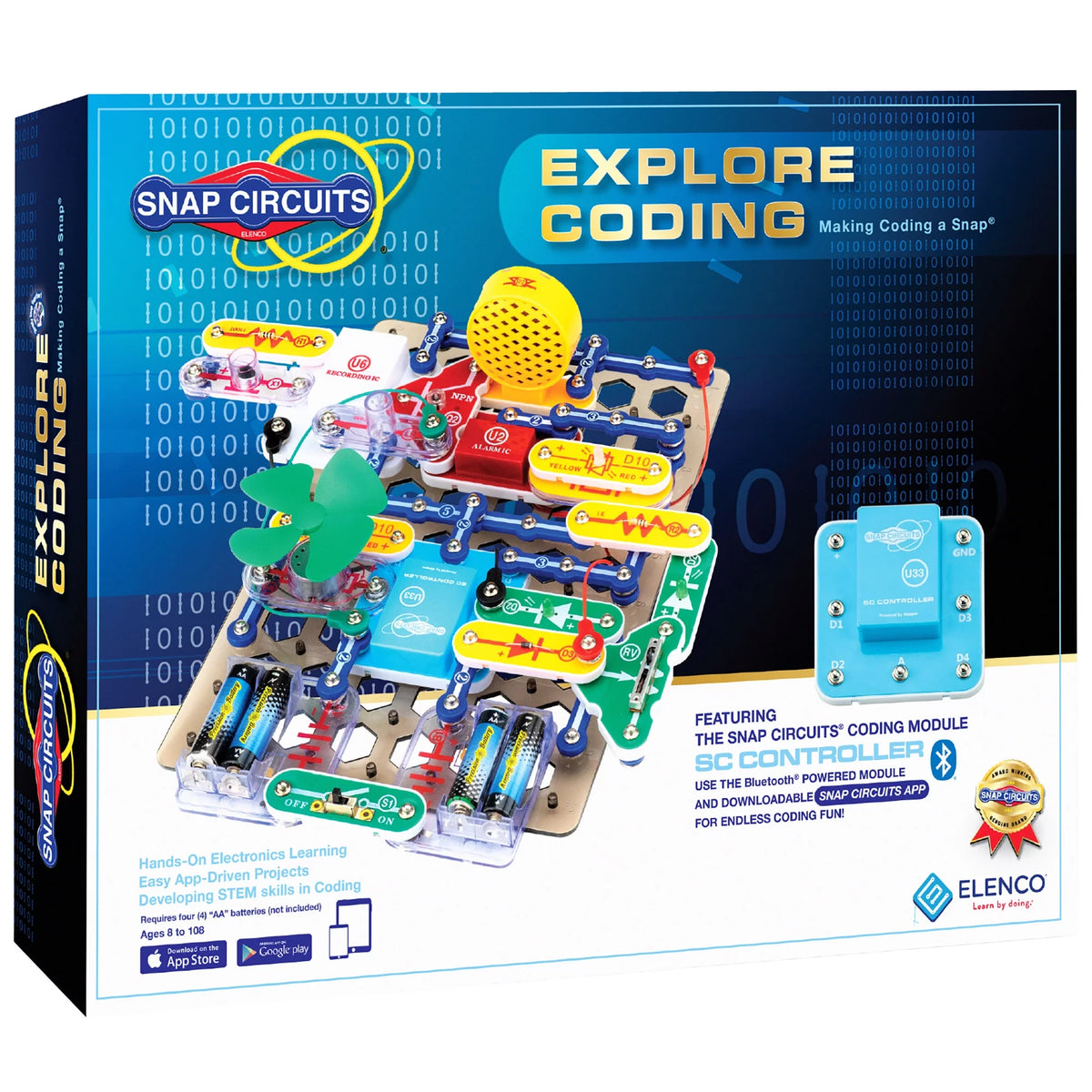 Snap Circuits Explore Coding STEM Building Toy E1328