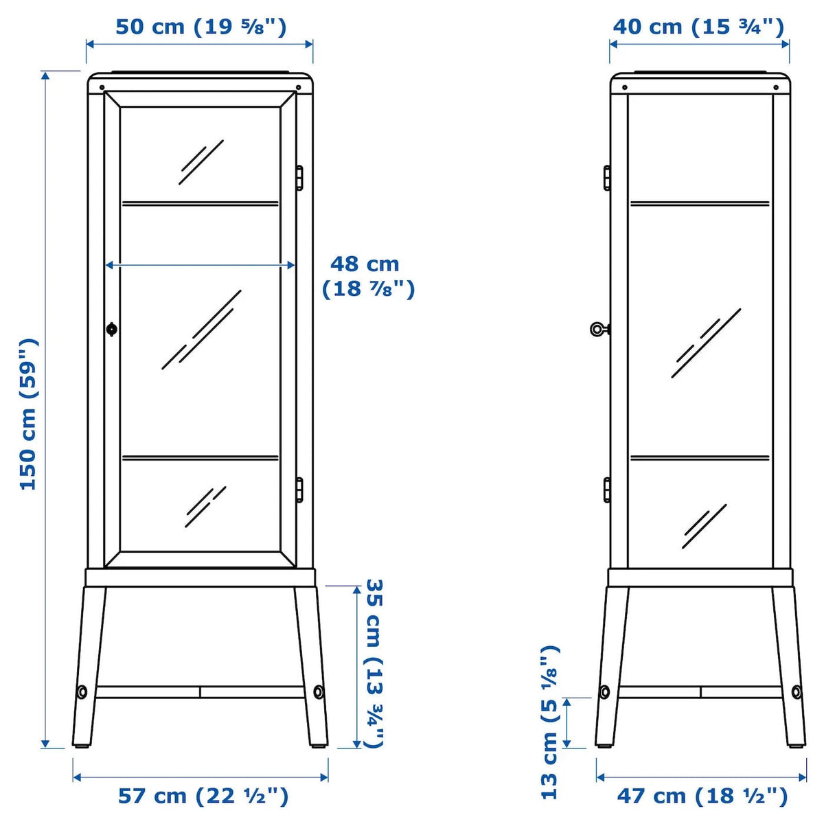 Glass-Door Cabinet Y306240