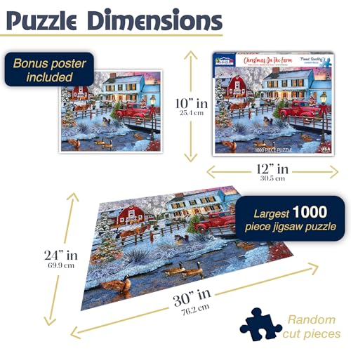 1000 Piece Jigsaw Puzzle 24"x30" P470