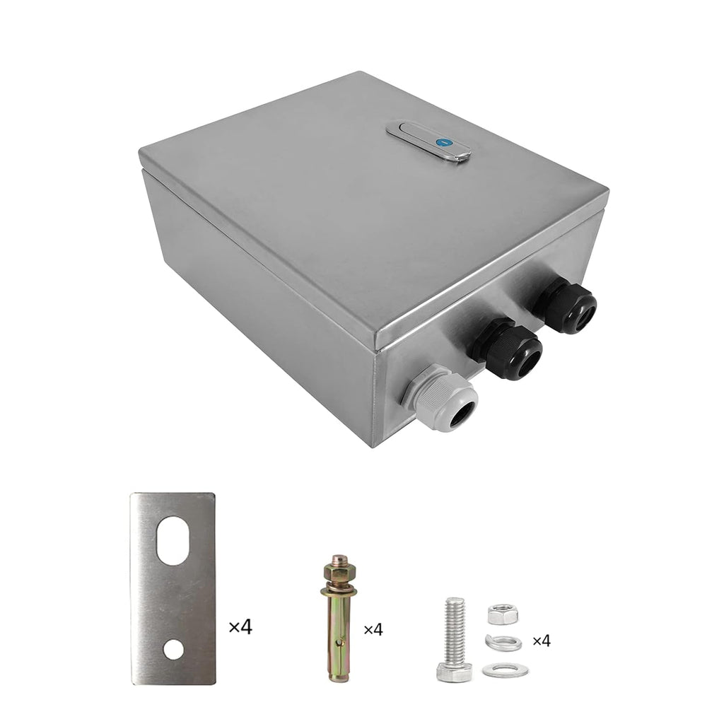 304 Stainless Steel IP65 Waterproof Junction Box with Lock P44094
