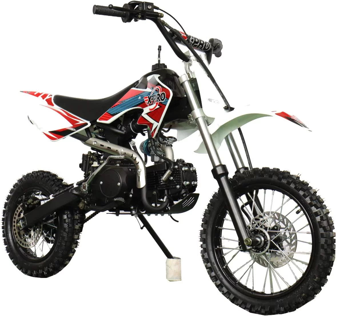 125cc Dirt Bike with 4-Speed Semi-Automatic Transmission, 14"/12" Tires Z617