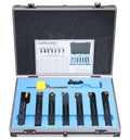 5/8'' Shank 7 Pc Indexable Carbide Turning Tool Set I80234