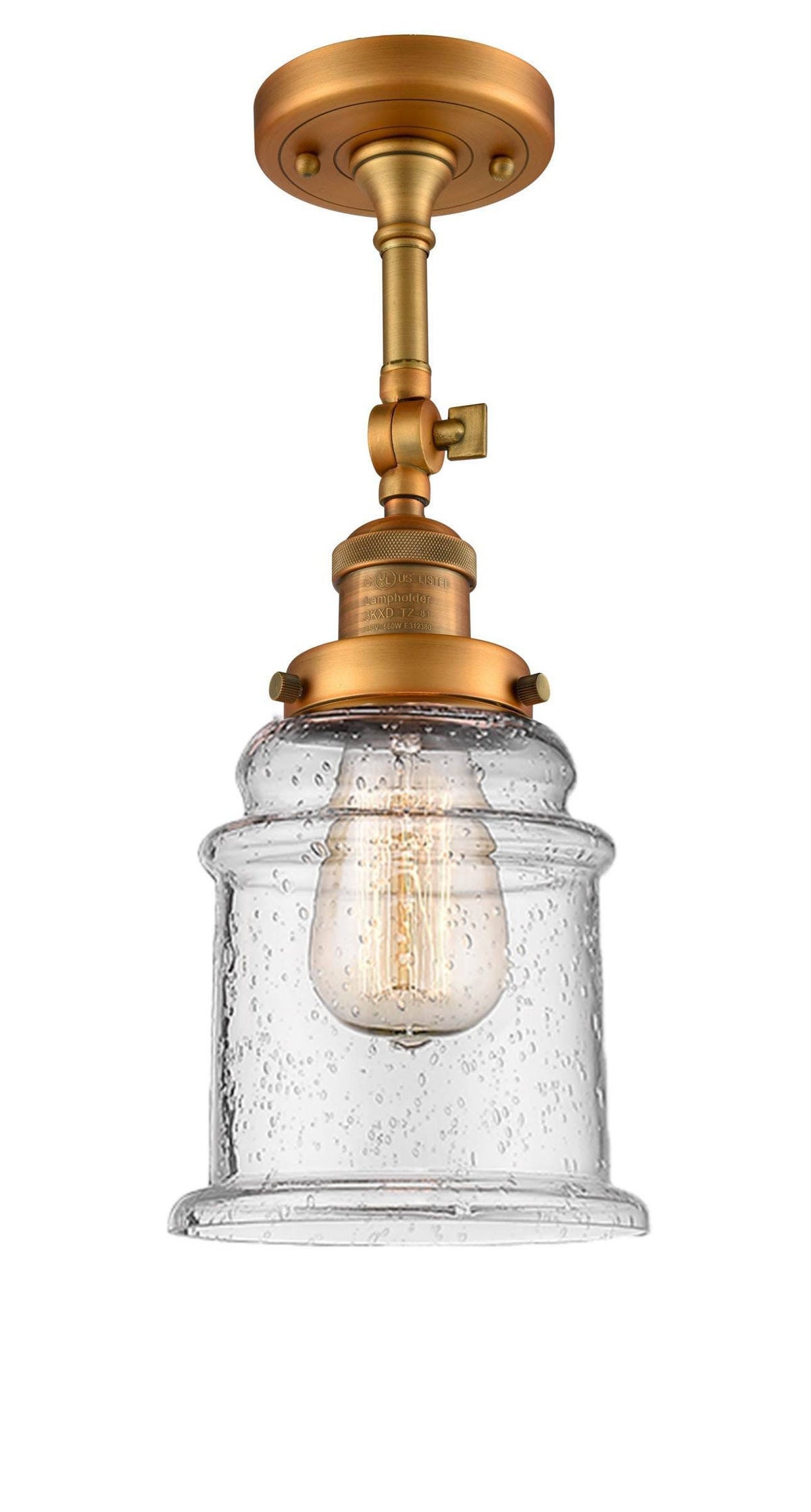 1 Light Semi Flush Mount V500