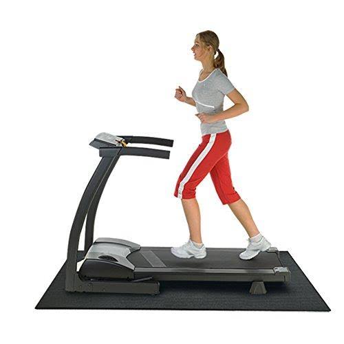 Black 3/16-Inch Treadmill Mat G4748