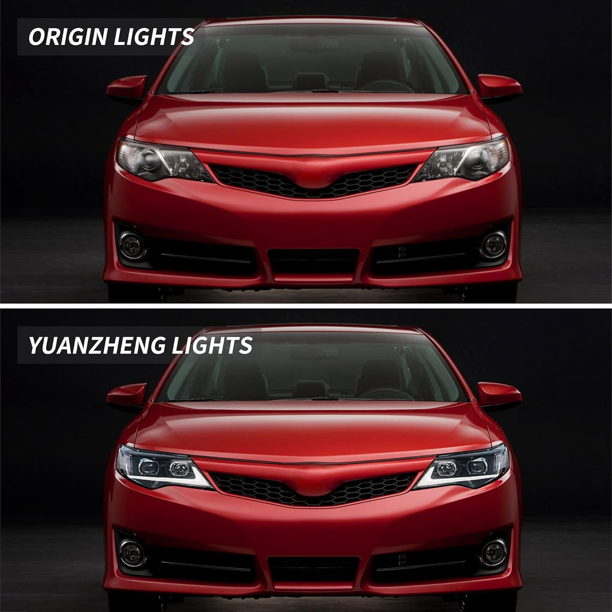 LED Projector Headlights with LED DRL & Halogen High Beam Z761088