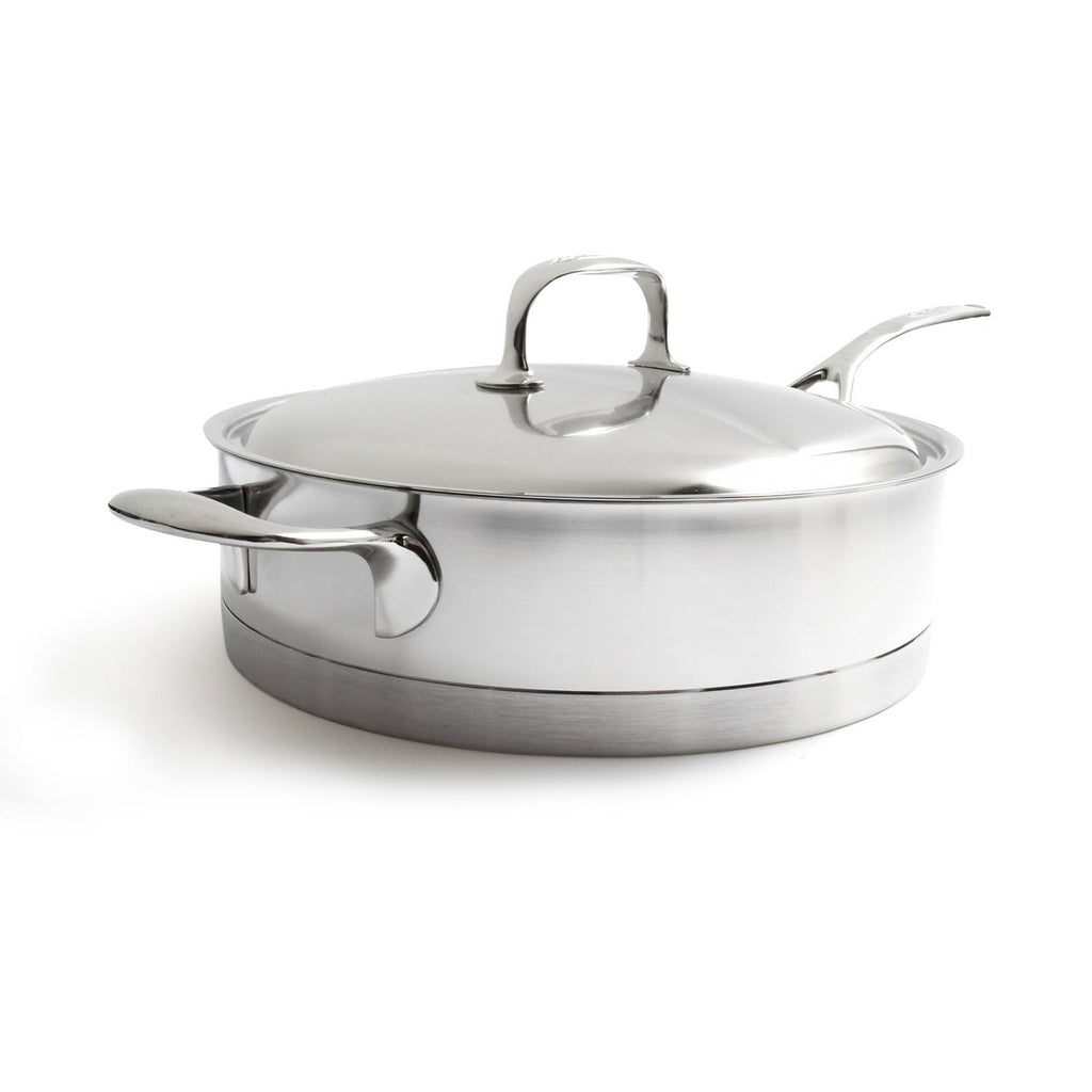 Stainless Steel Saute Pan with Helper Handle S5557