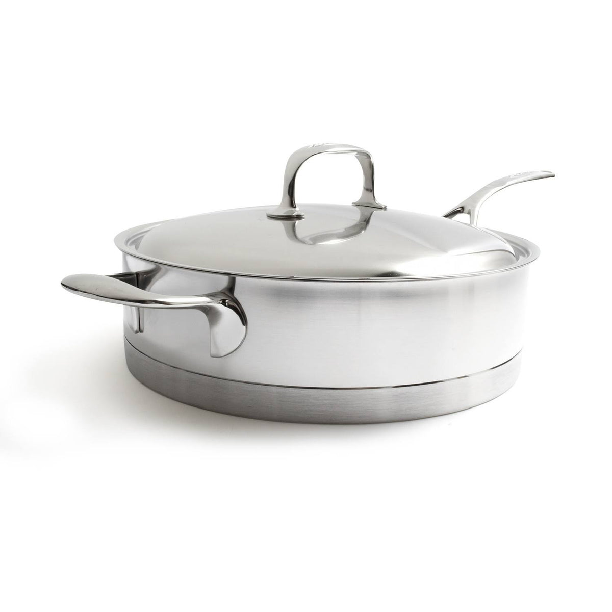 Stainless Steel Saute Pan with Helper Handle S5557