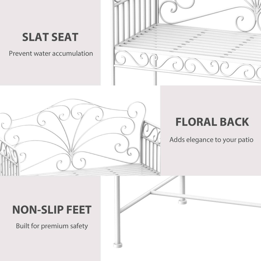 Cast Iron Outdoor Garden Bench K54125