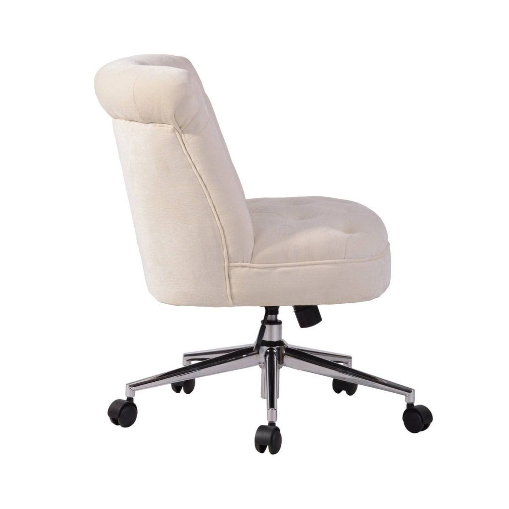 Blue Velvet Upholstered Task Chair L72752