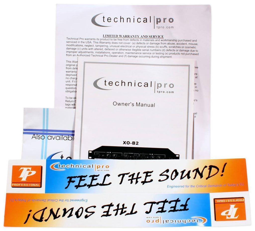 3 Way Crossover with Subwoofer Output Black L899