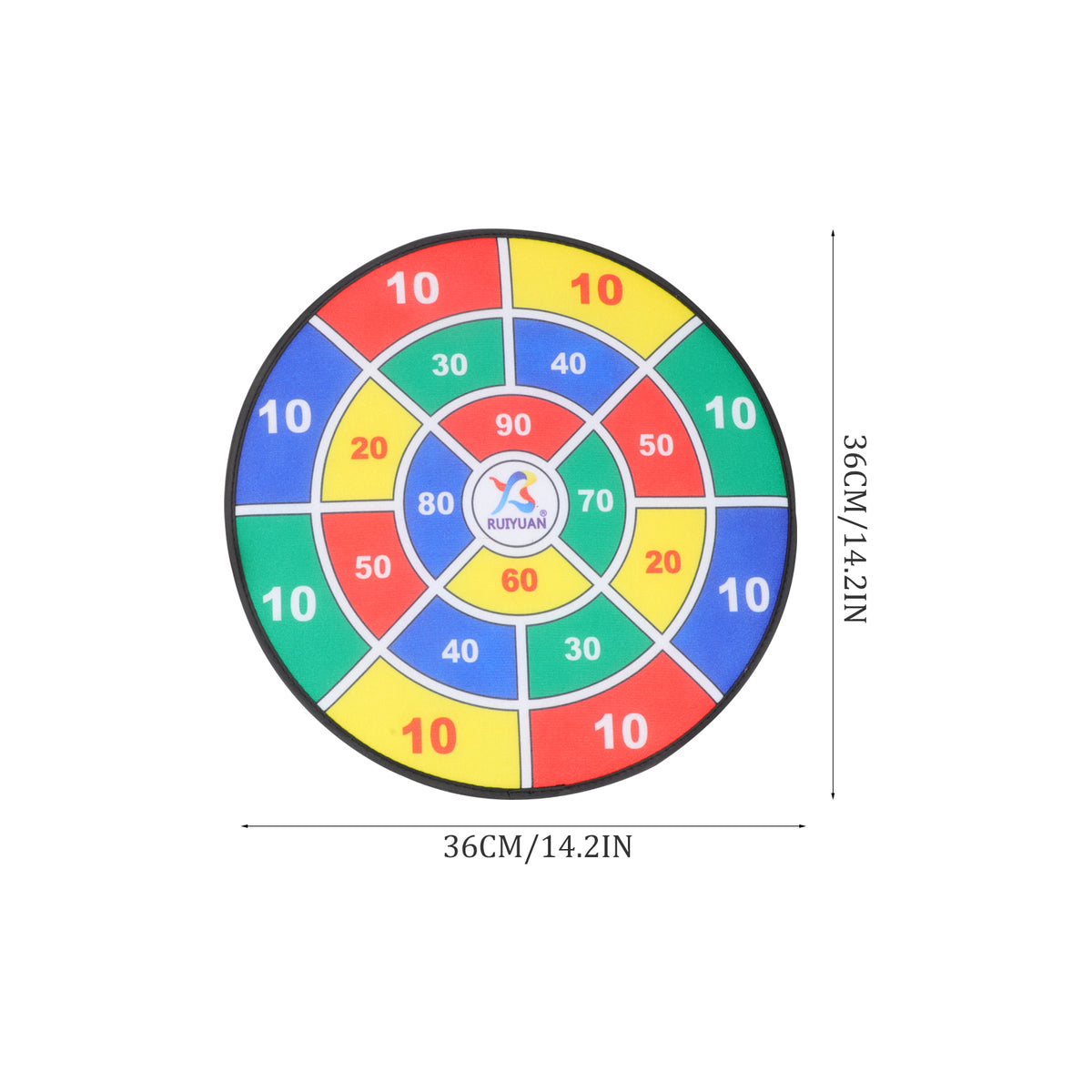 6pcs Sticky Ball and 6pcs Darts Safety Dart Board Toy Y100