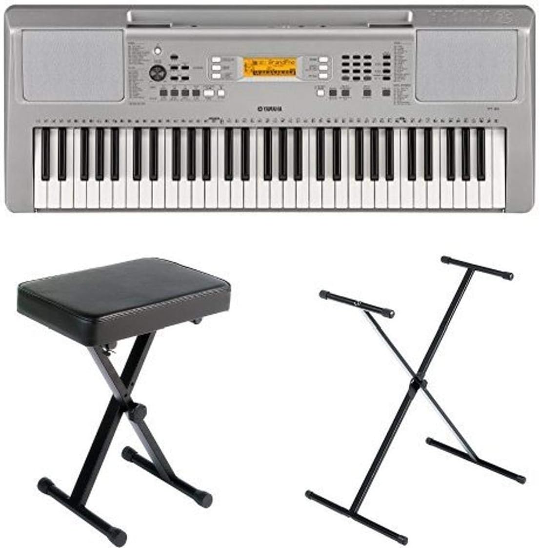 61-Key Portable Keyboard with Power Adapter K524