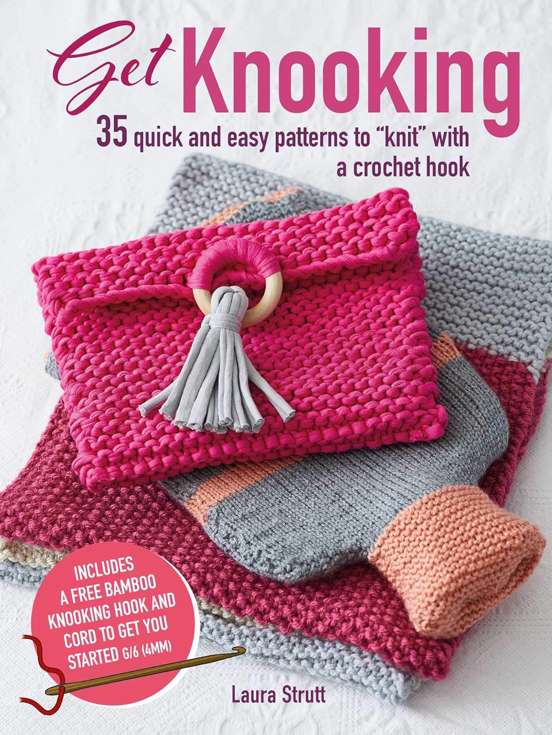 35 quick and easy patterns to knit with a crochet hook O5535
