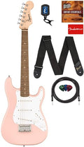 3/4 Size Left-handed Black Electric Guitar Bundle with Amp J250