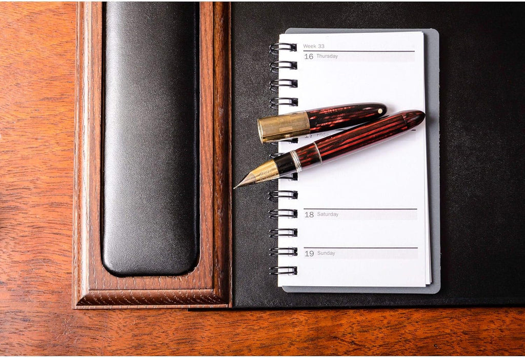 Wood & Leather Desk Pad Y8631