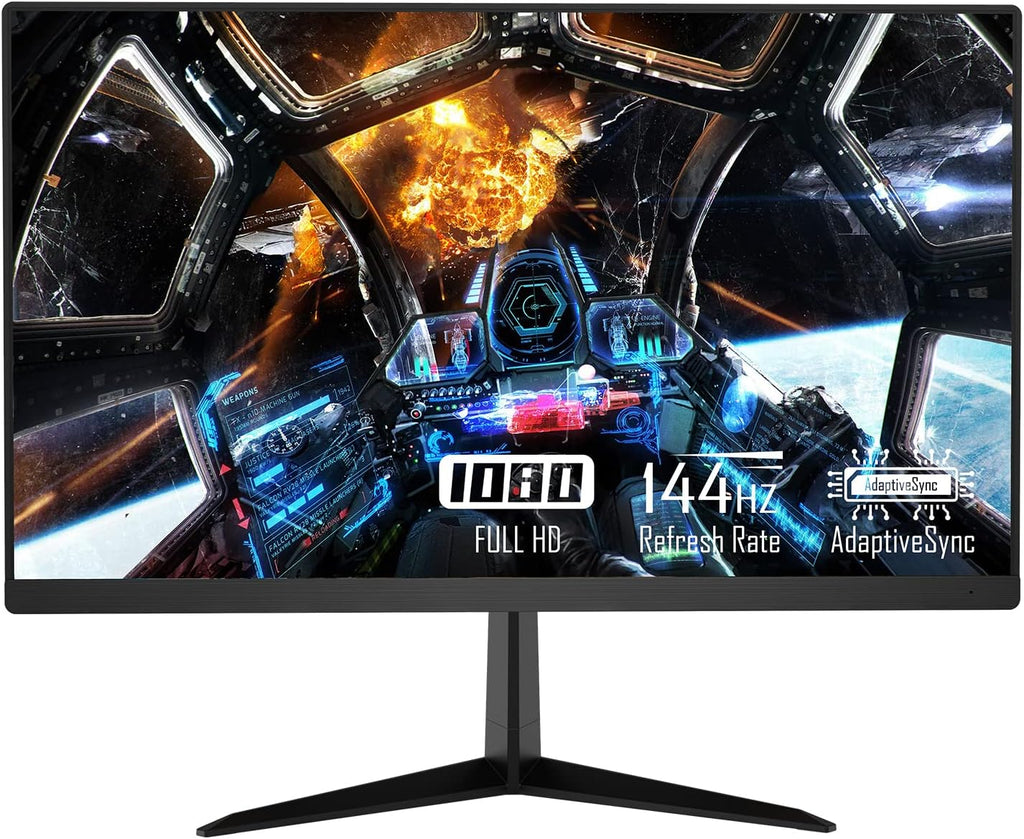 22” 144Hz 1920 x 1080p Full HD Flat Computer Monitor with HDMI Display Ports, Adjustable Tilt, Black Z818
