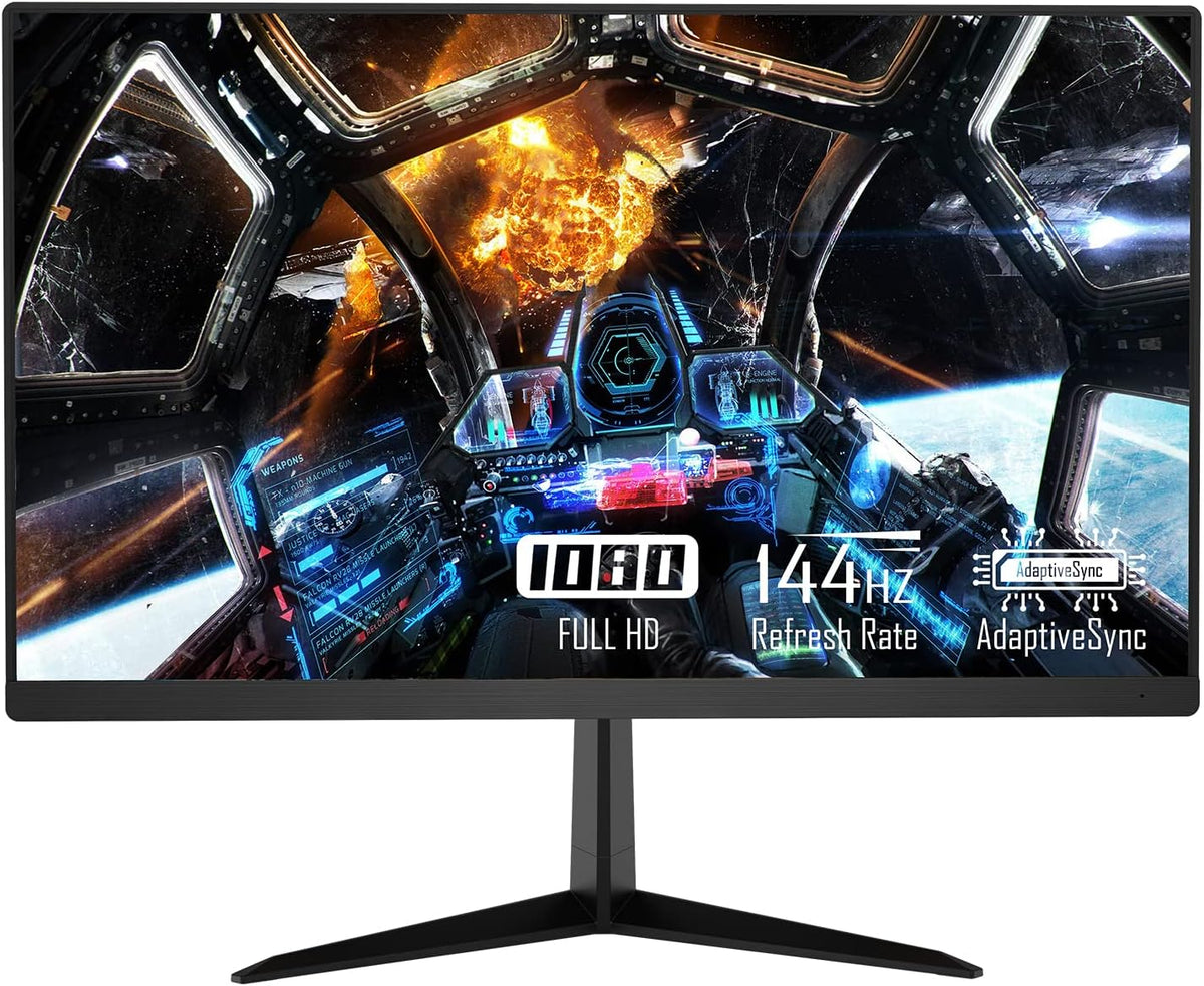22” 144Hz 1920 x 1080p Full HD Flat Computer Monitor with HDMI Display Ports, Adjustable Tilt, Black Z818