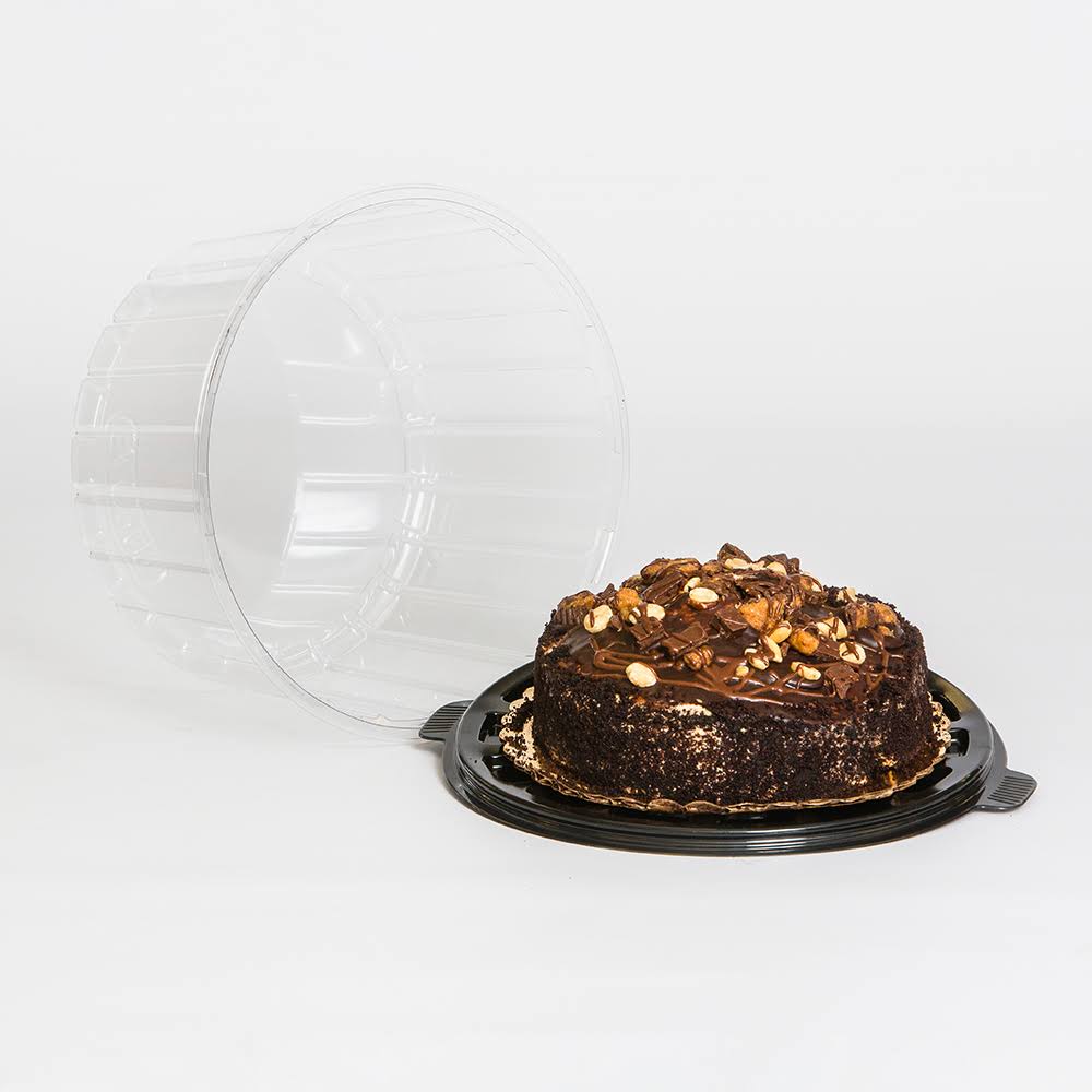 Clear Double Layer Cake Container with Dome Lid H56960