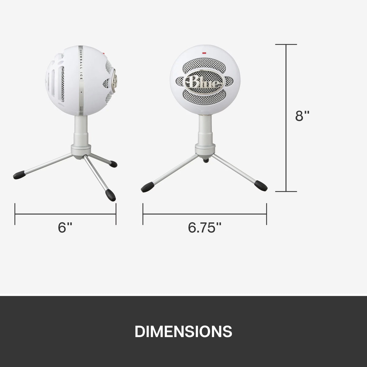 White USB Cardioid Condenser Microphone with Adjustable Desktop Stand V14040