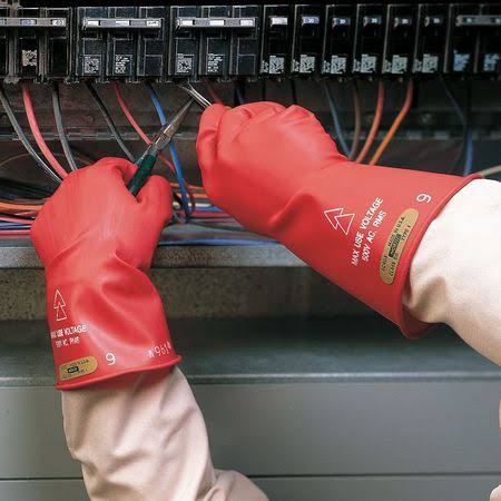 Electrical Gloves Class 0 Red Sz 8 V727473
